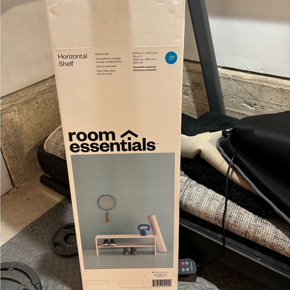 Room Essentials White Horizontal Shelf